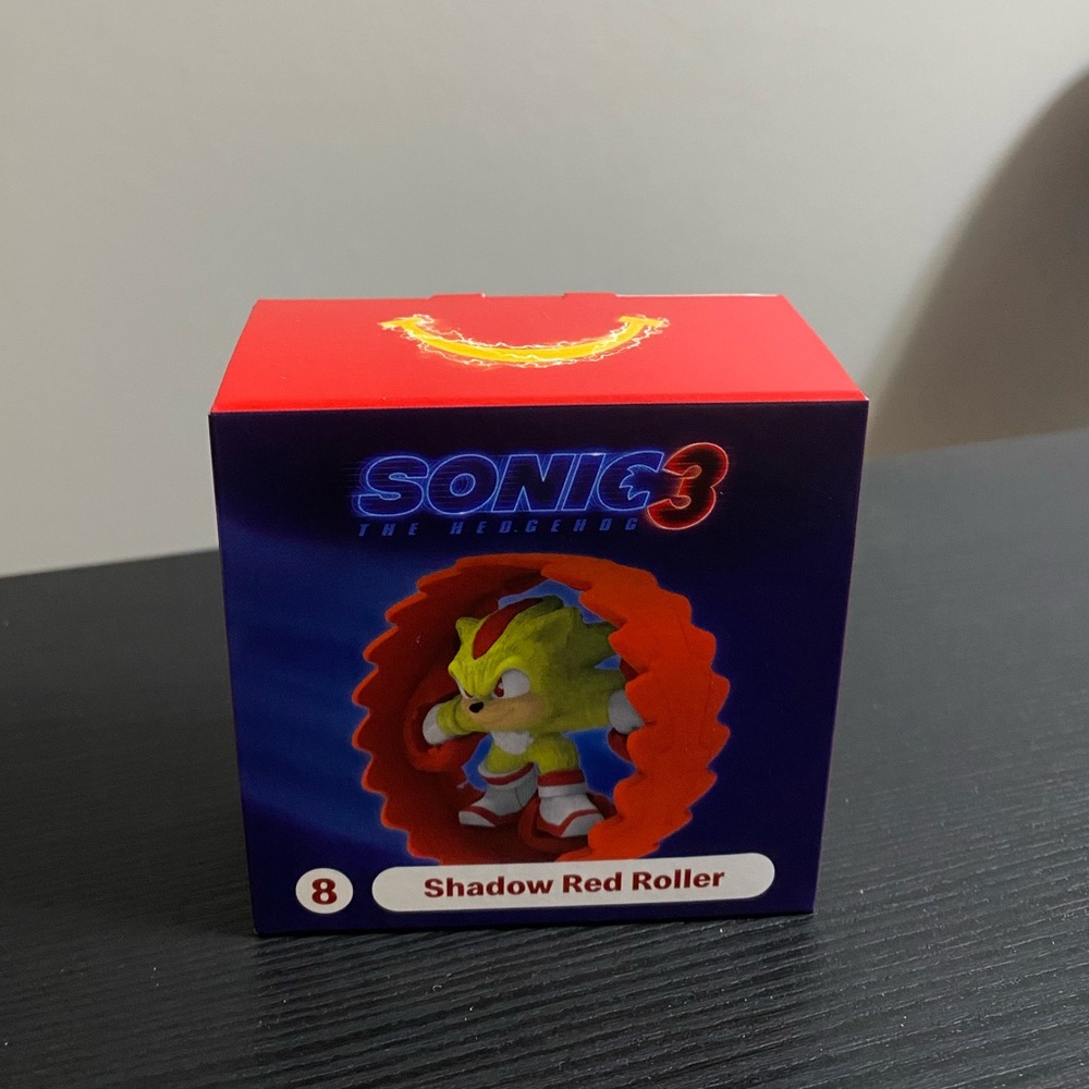 Sonic 3 Shadow Red Roller Figure